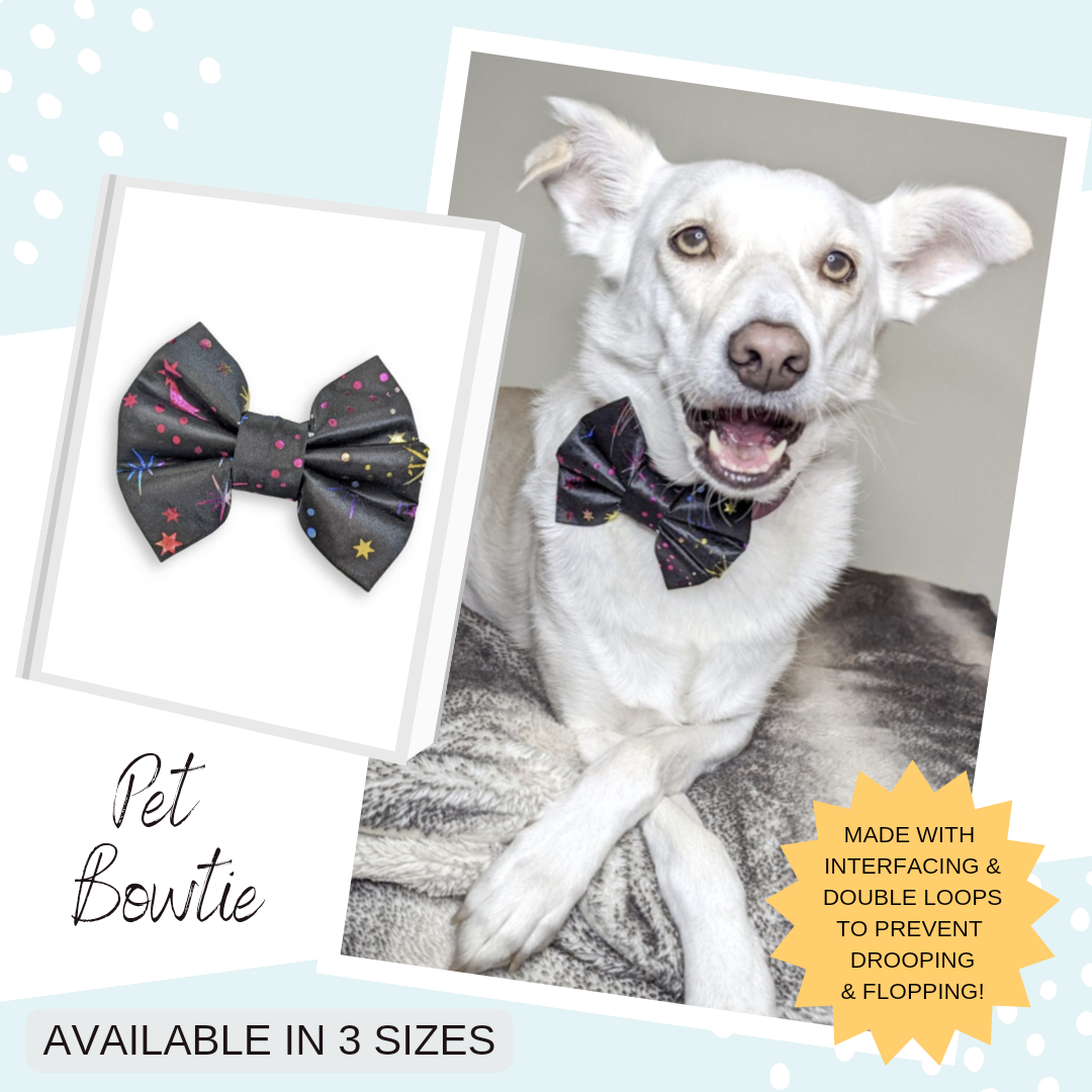 Firework Pet Bowtie