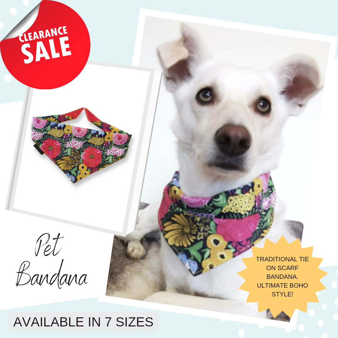 Dog print clearance bandana