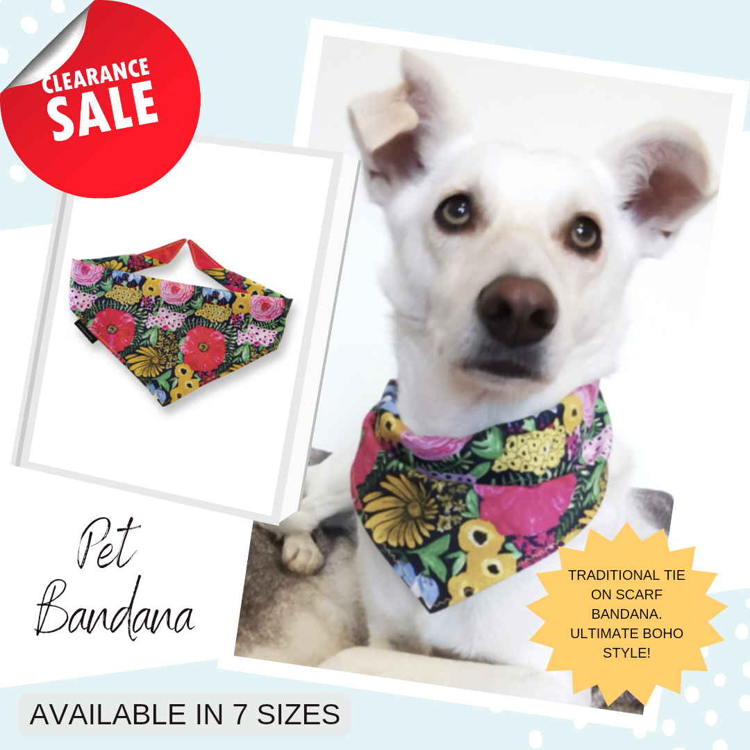 Dog print outlet bandana