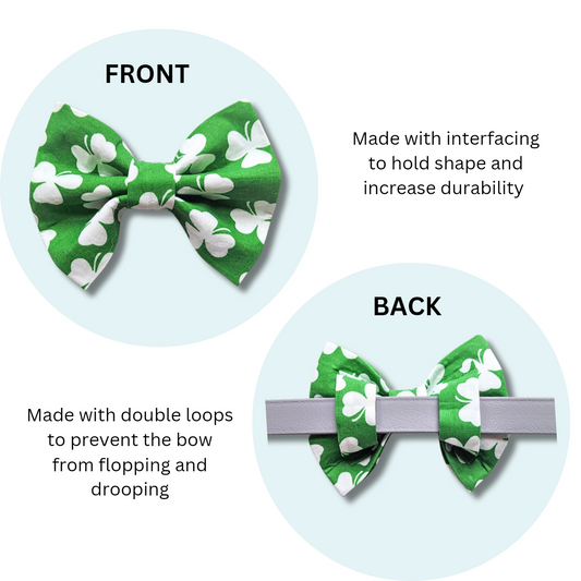 Shamrock Pet Bowtie | St Patrick's Day Bowtie