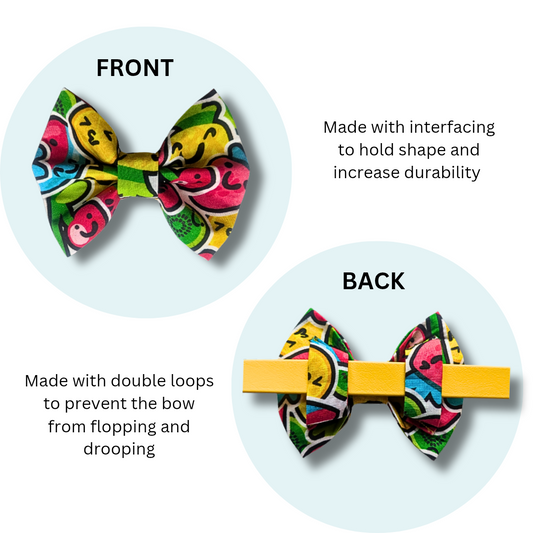 Kawaii Fruit Dog Bow Tie