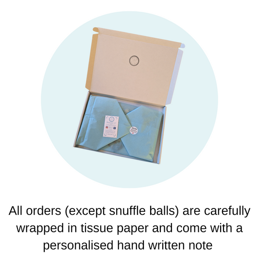 Blue Check Bunny Ear Scrunchie