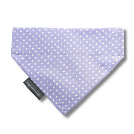 Purple Spotty Spring Dog/Cat Slip On Bandana