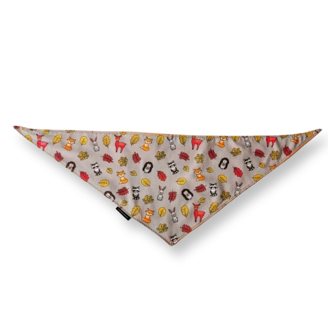 Pet Autumn Fall Dog Bandana | Scarf Tie On Dog Scarf
