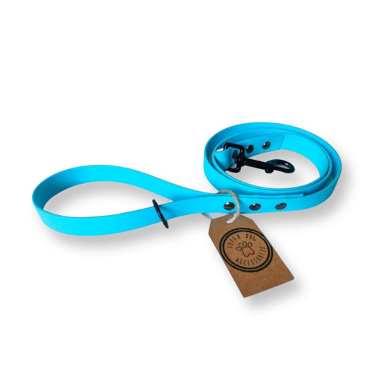Sky Blue Biothane Vegan Dog Lead | Waterproof Long Training Line