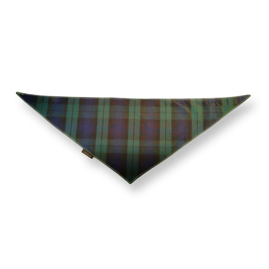 Green Blue Tartan Bandana | Scarf Tie On Dog Bandana