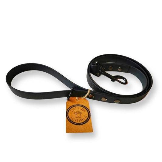 Black Biothane Vegan Dog Lead | Waterproof Long Training Line