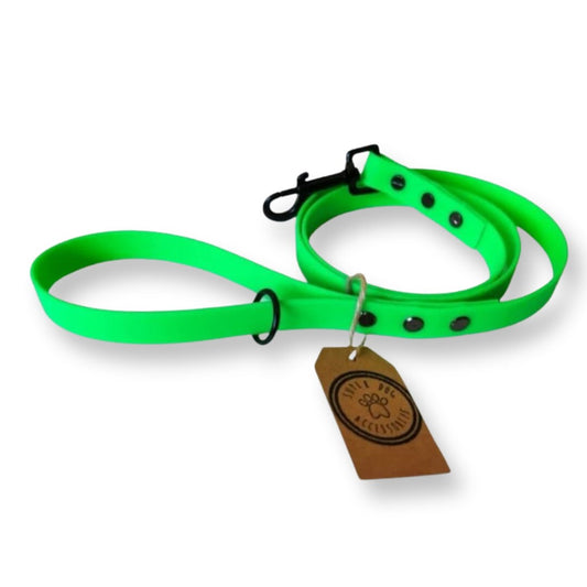 Bright Green Biothane Vegan Dog Lead | Waterproof Long Training Line