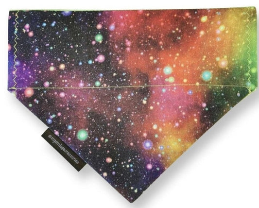Colourful Galaxy Print Dog/Cat Slip On Bandana