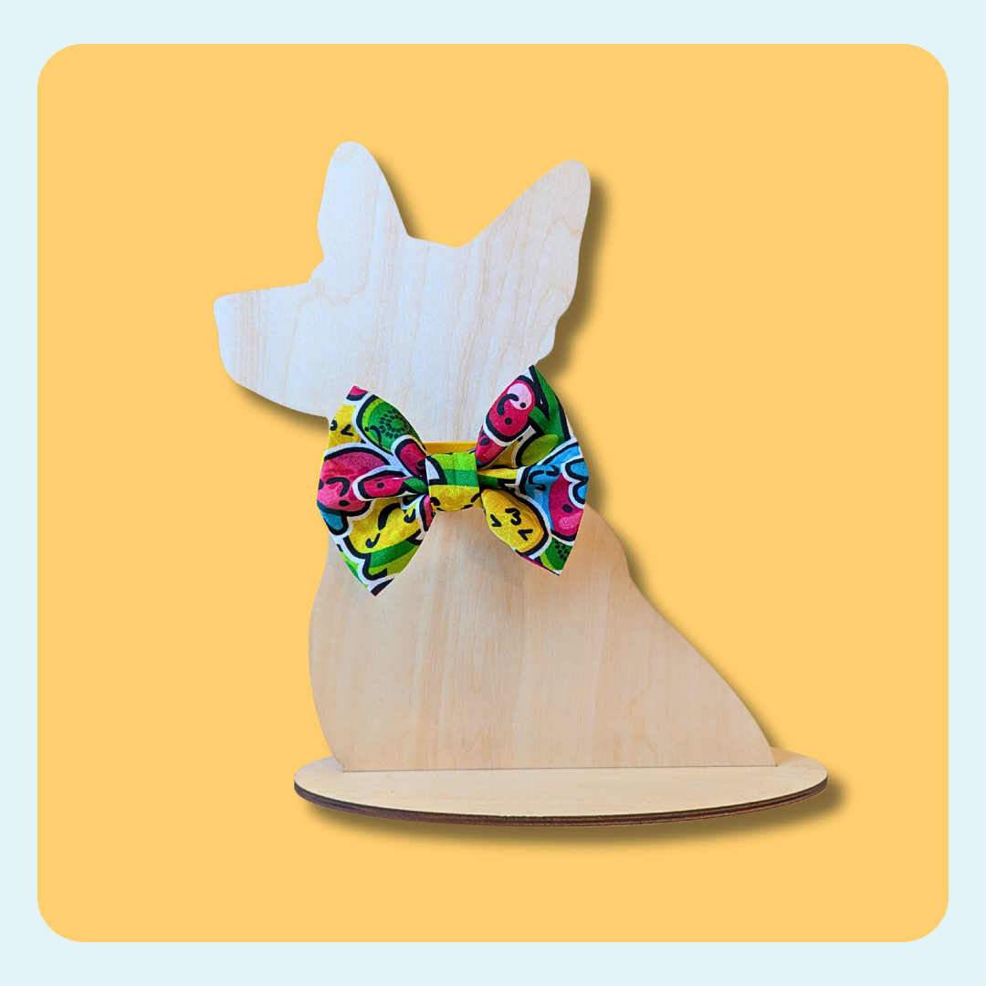 Kawaii Fruit Dog Bow Tie