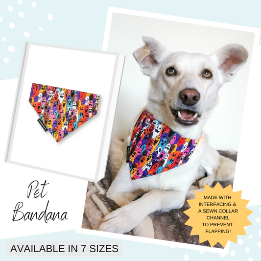Slip on discount dog bandana