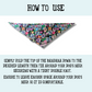 Black Sugar Skull Dog Bandana | Scarf Tie On Howloween Bandana