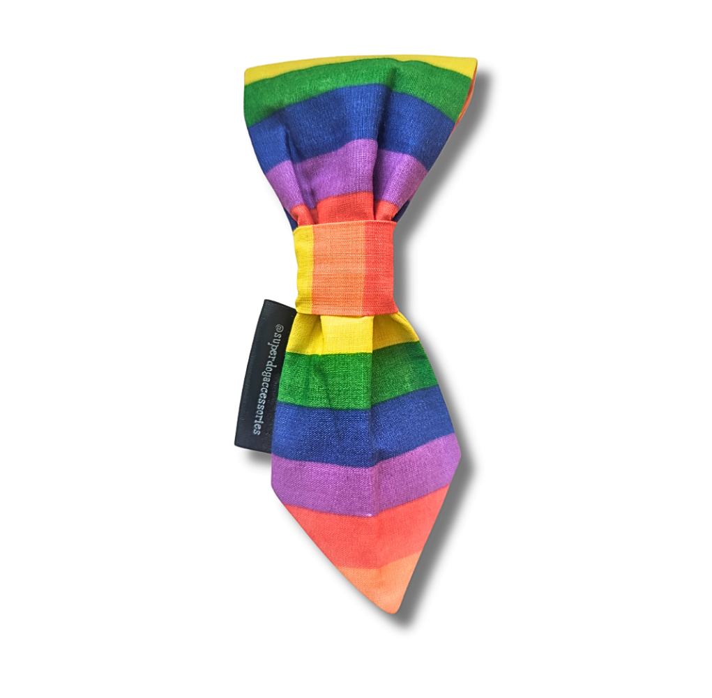 Rainbow Pride Dog Tie