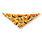 Orange Halloween Dog Bandana | Scarf Tie On Bandana