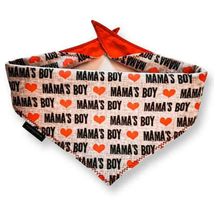 Mama's Boy Dog Bandana |  Scarf Tie On Bandana