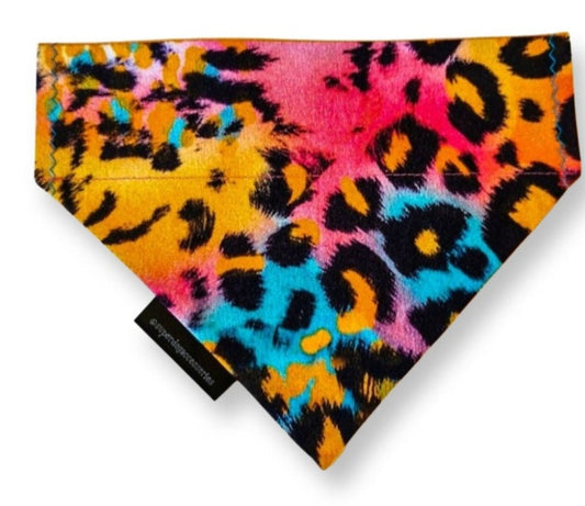 Colourful Animal Print Dog/Cat Slip On Bandana