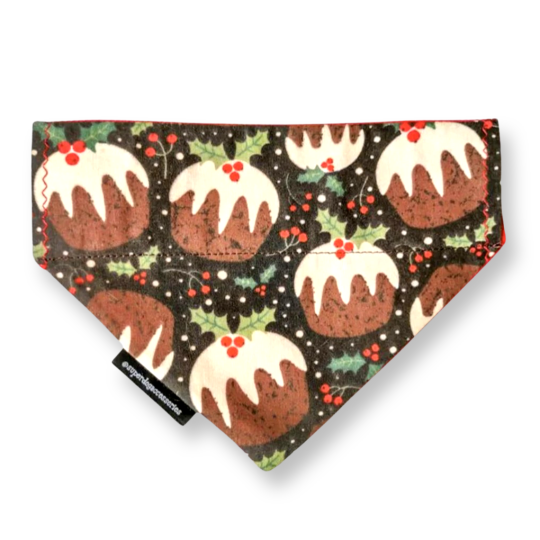 Christmas Pudding Dog/Cat Slip On Bandana
