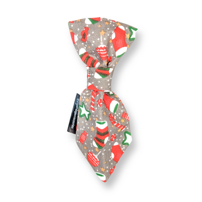 Christmas Stocking Dog Slip On Necktie